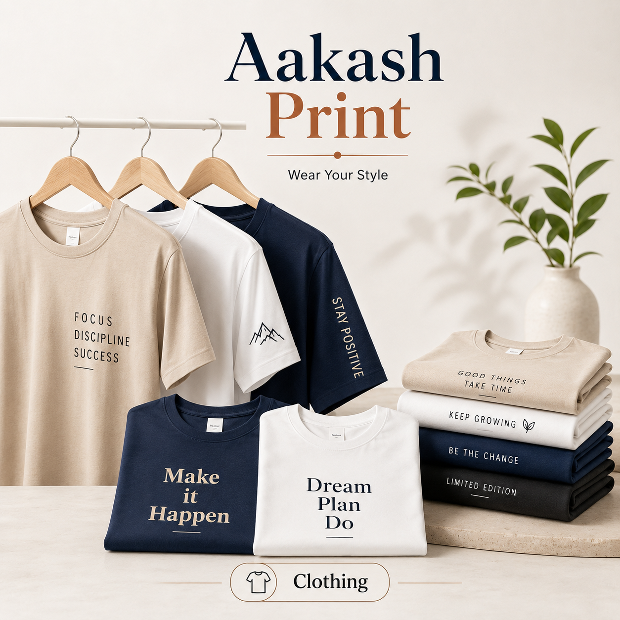 Aakash Print Printed T-Shirts visual