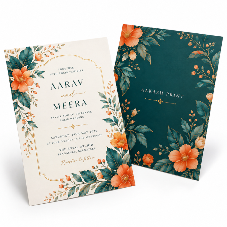 Wedding Invitation 5×7 inch