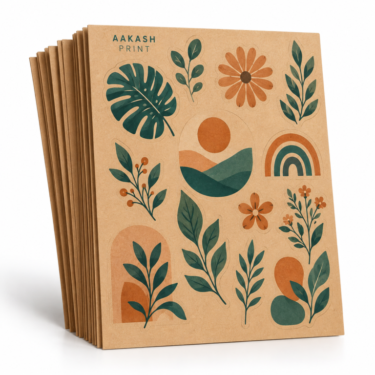 Kraft Sticker Sheet A4